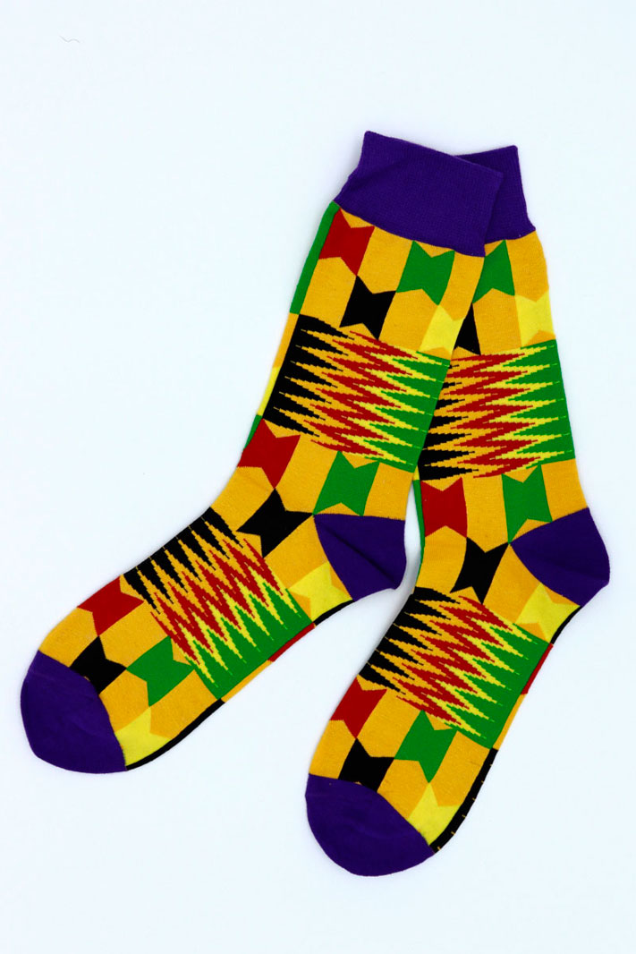 Los calcetines africanos son una forma de apoyar a los artesanos locales y sus comunidades.