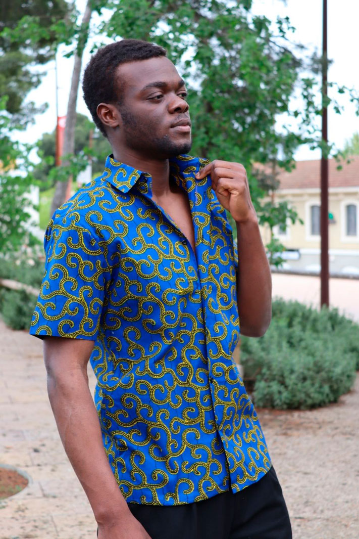 Camisa-africana-estampada-azul-1