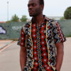 chemise africaine 100% coton, chemise imprimée à Barcelone