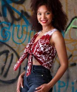 top estampado telas africanas, tela wax 100% algodón