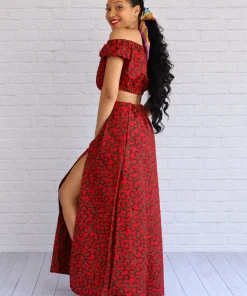 Red macarroni set