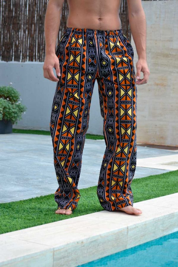 Pantalones africanos de tela: la moda más auténtica y original.