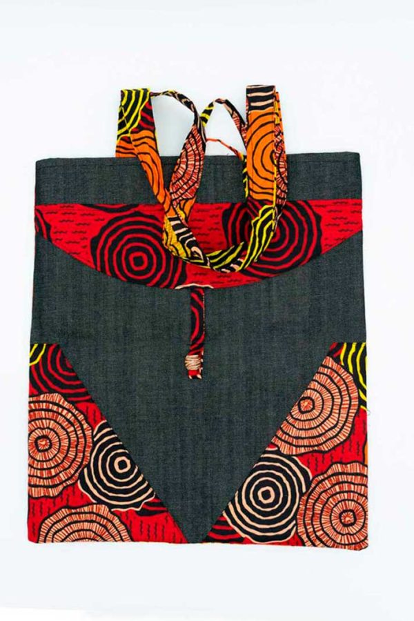 Conoce la historia y el significado detrás de cada diseño de bolso tote en tela africana.