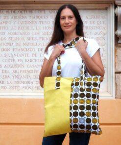 Sac tote bag wax jaune
