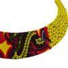 Collar estampado tela africana 100% algodón