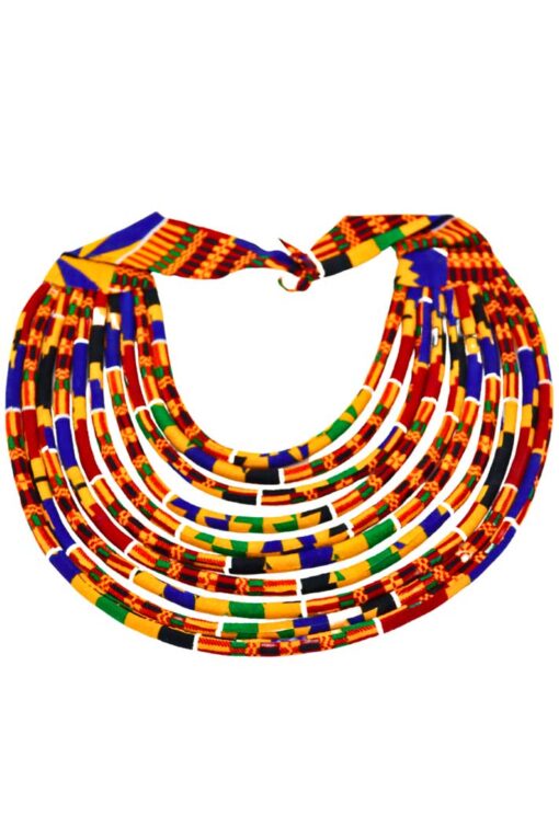 Colliers africains tissus imprimés tissus wax, tissus imprimés au mètre