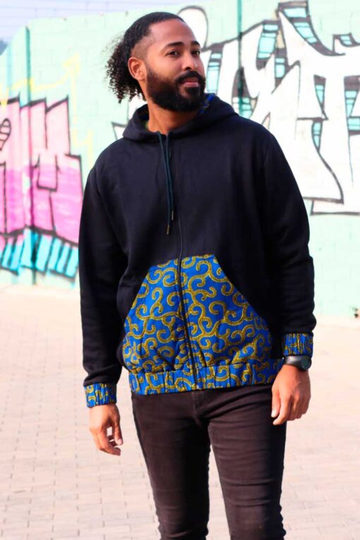 African fabric printed sweatshirts: a fashion trend you can't miss.