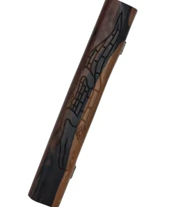 African Awalé Engraved Crocodile Game with board, 48 seeds and instructions.