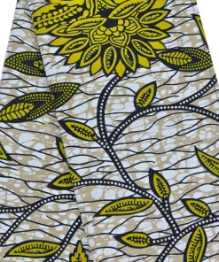 African Scarf Baobab Flower in cotton with a multicoloured floral print