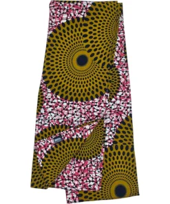 African Scarf African Sunflower in cotton with a multicoloured floral print<br/> <br/> <br/> <br/>