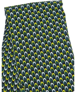 African Scarf Ebony Feathers in cotton with a feather print
