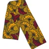 African Scarf Sun of Benin in cotton with a multicolored sun print
