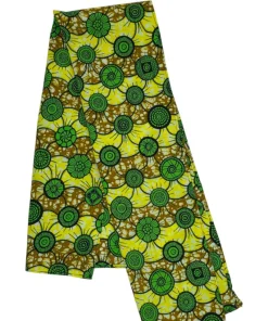 African Scarf Savanna Suns in cotton with a multicoloured sun print
