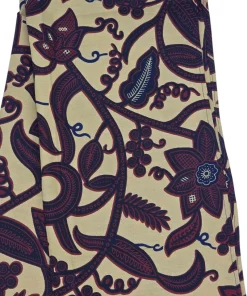 African Scarf Ancestral Vineyard in cotton with a multicoloured botanical print