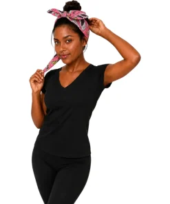 Graffiti Rose Wire Turban made from African wax fabric.