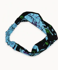 African Sky Turban Headband in printed cotton fabric