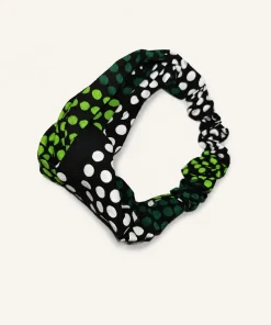Emerald Seeds Turban Headband in printed cotton fabric