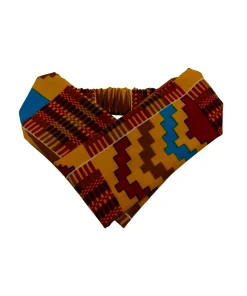 Symbols of Fire Turban Headband in printed cotton fabric