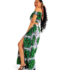 Green Floral Set