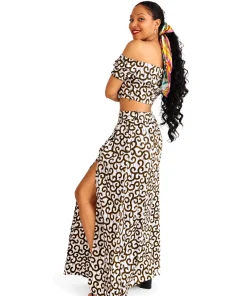 White Spiral Print Set
