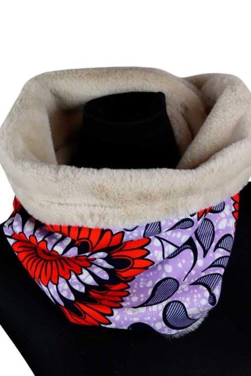 Flower print scarf to add a touch of spring to your outfit.