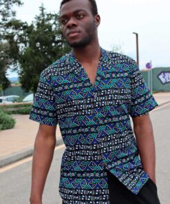 Buy African printed shirts online and receive them in the comfort of your home.
