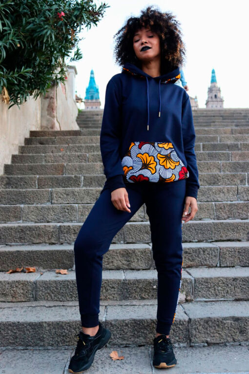 Enjoy African quality and authenticity in this printed tracksuit.