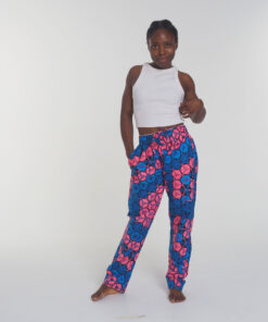 Unisex long pants with modern geometric print in contrasting colors, designed to offer a unique and comfortable style for any occasion.