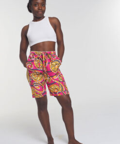 Short Wax Unisex color negro con cintura elástica y bolsillos laterales.