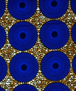 Tela africana ojo azul