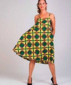 Colores vibrantes y telas suaves hacen que los vestidos africanos sean únicos.